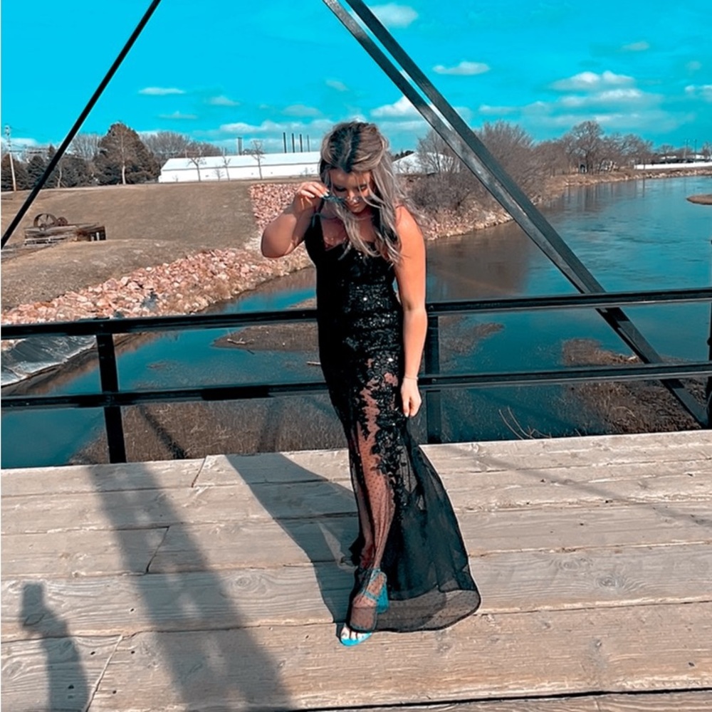 Remi Sequin Mesh Mermaid Dress